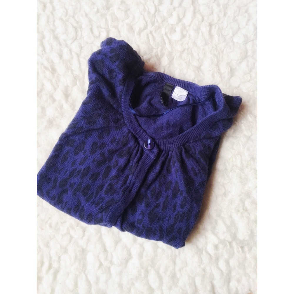 H&M Leopard Print Cardigan 💜